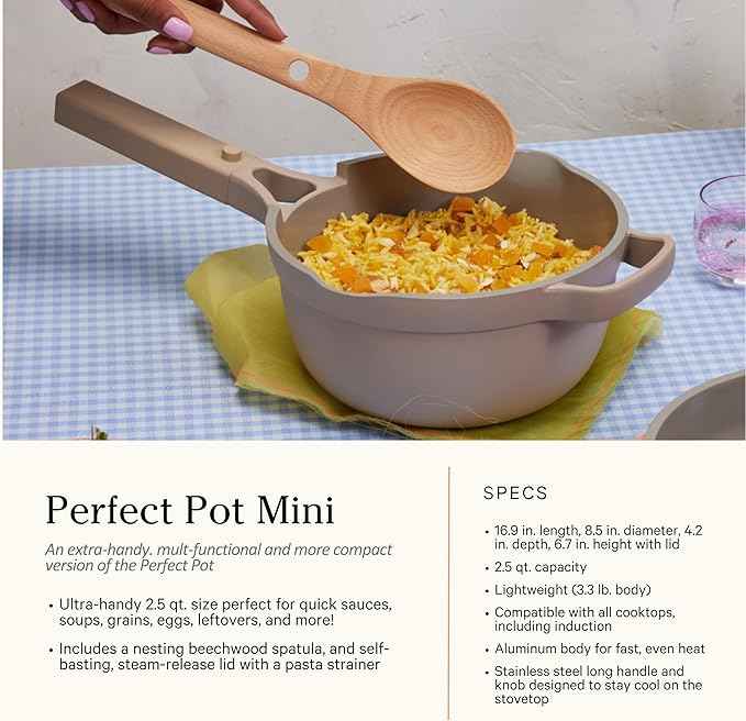 Our Place Cookware Set - 13-Piece Kit Including the Always Pan, Perfect Pot and Spatulas | Multifunctional, Toxin-Free Nonstick | Heat Safe up to 450°F | Oven, Stove, Induction Compatible | Blue Salt