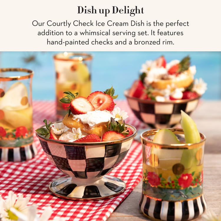 Enamel Ice Cream Bowl