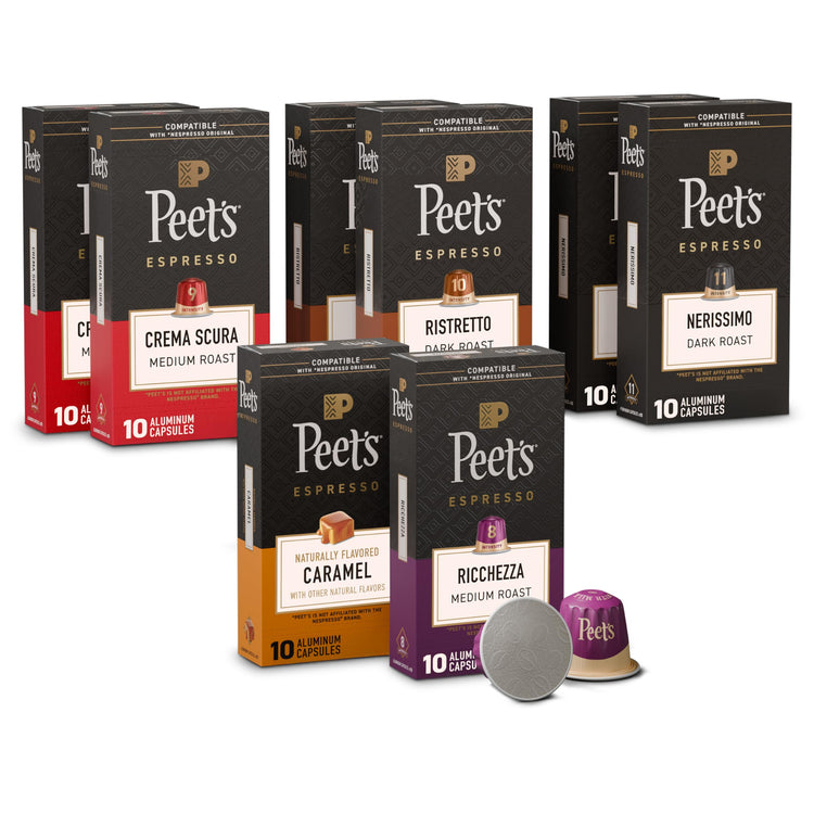 Dark Roast Espresso Capsules Variety Pack (80 Count)