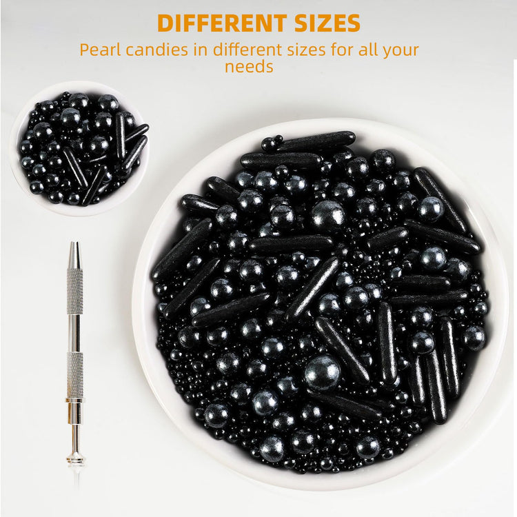 Black Mix Sugar Sprinkles (4.16 Ounce)