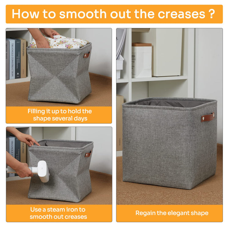 Cube Storage Boxes (4 Count)