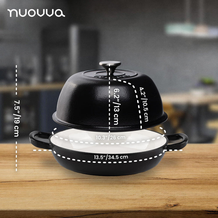 Enamelled Cast Iron Dutch Oven Pot