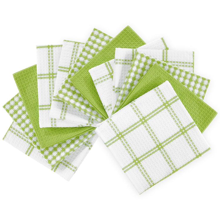 Premium Waffle Dish Cloths (12 Count)