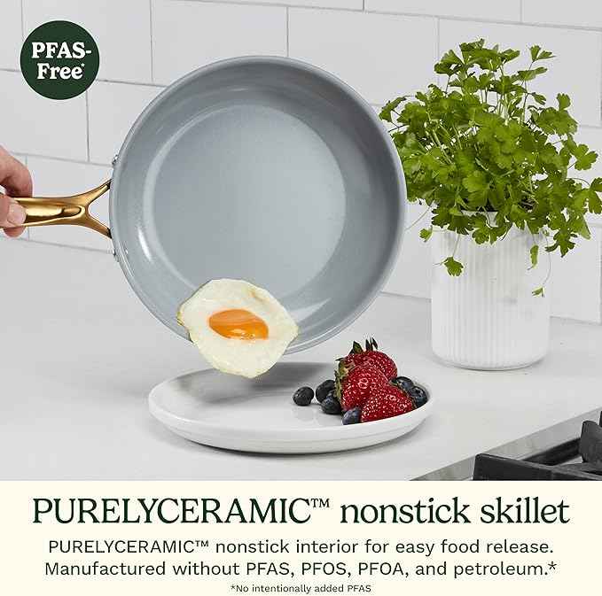 Cuisinart Cookware Set, 11 Piece Stainless Steel Cookware Pots and Pans, Home and Kitchen Durable Stainless Steel for Everyday Cooking, Matte Thyme, MT89G-11