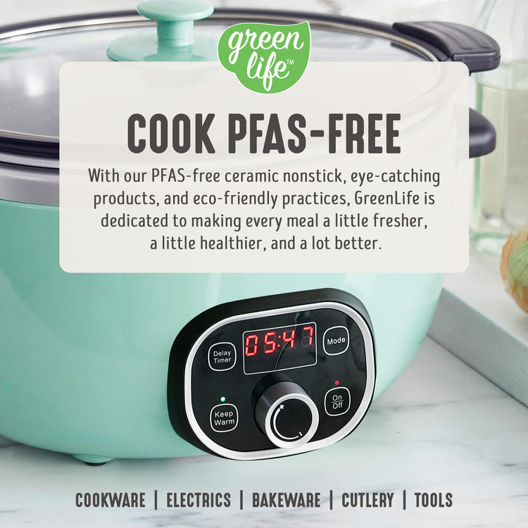 6QT Ceramic Nonstick Slow Cooker