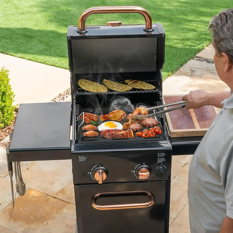 Adjustable Griddle Insert for Gas Grill