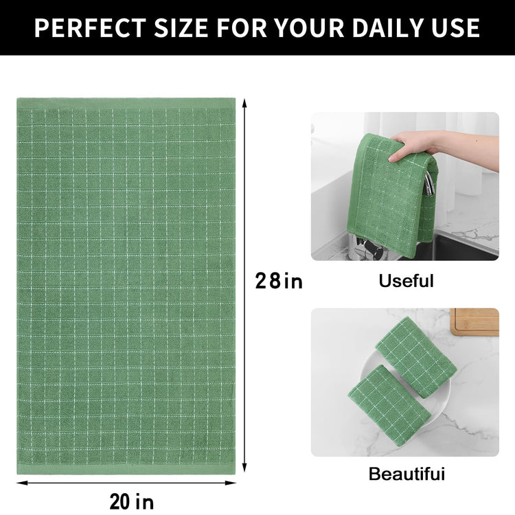 100% Cotton Terry Kitchen Towels (4 Count)