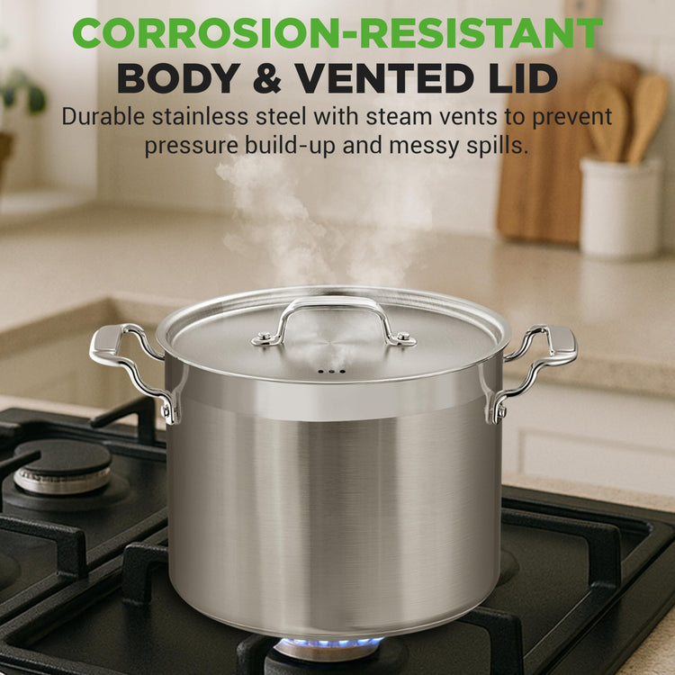 14 Quart Stock Pot with Lid