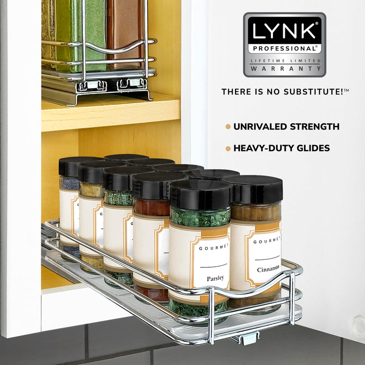 Pull Out Spice Organization for Cabinets