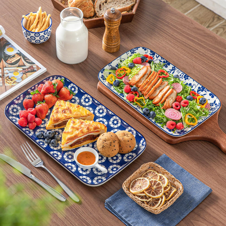 SELENE Ceramic Serving Platters Set of 3 (3 Count)