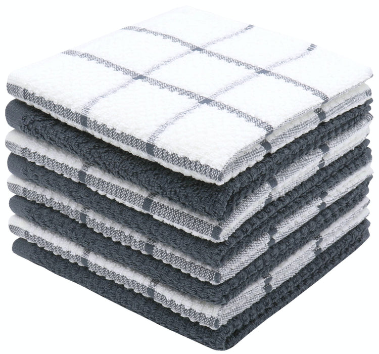 Cotton Dish Towels For Kitchen (8 Count)