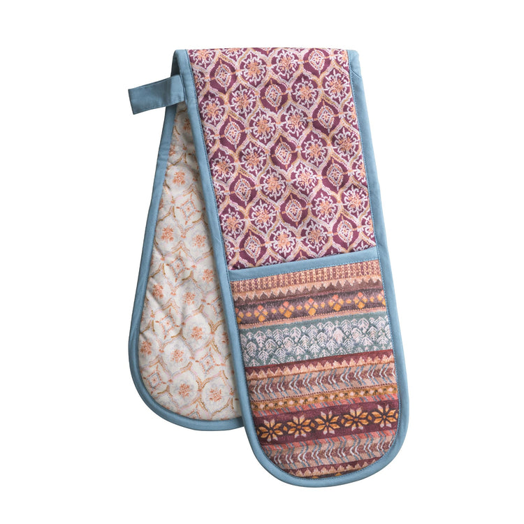 Double Oven Mitts 100% Cotton Double Oven Glove