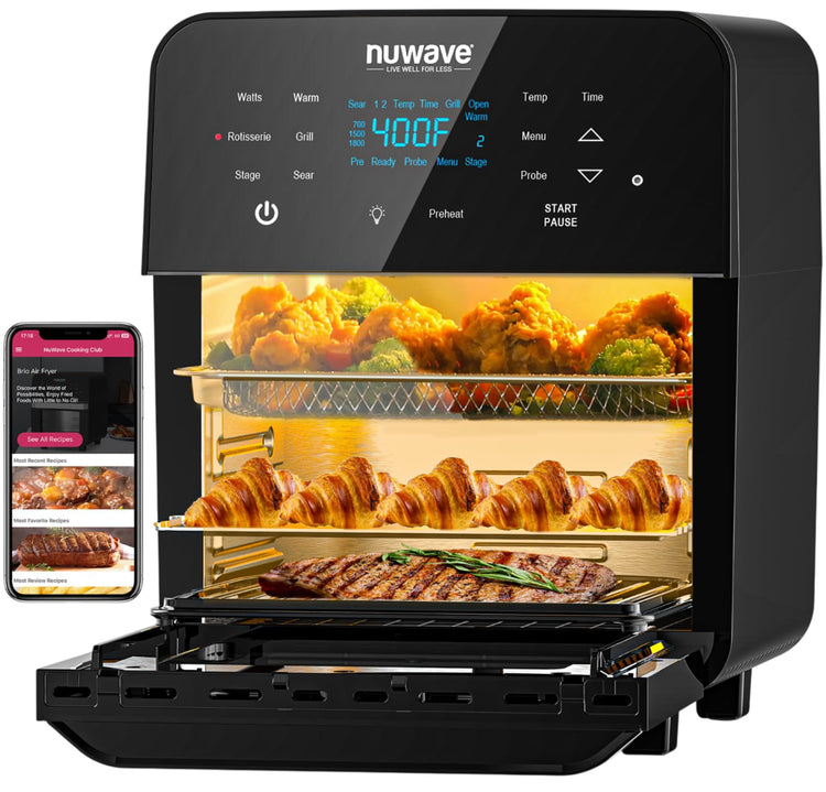 Brio 15.5Qt Air Fryer Rotisserie Oven