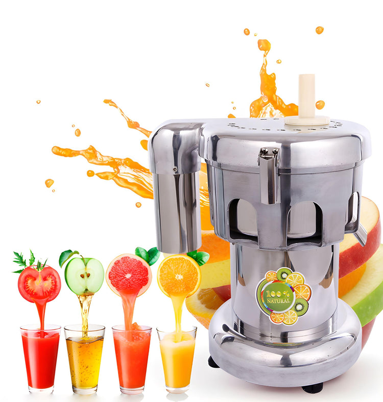 110V 750W Electric Stainless Steel Vegetable & Fruit Juice Maker Squeezer Centrifugal Juicer Machine Commercial Juice Press Machine 5
