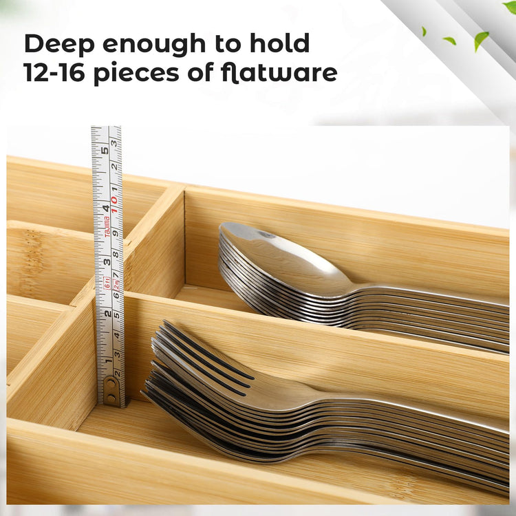 Silverware Organizer for Kitchen Drawers