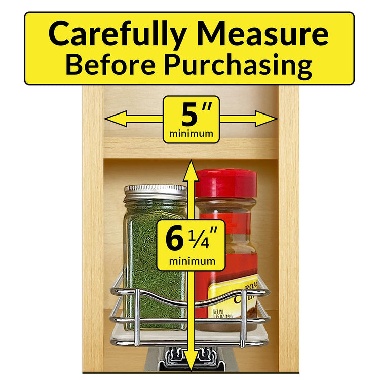 Pull Out Spice Organization for Cabinets