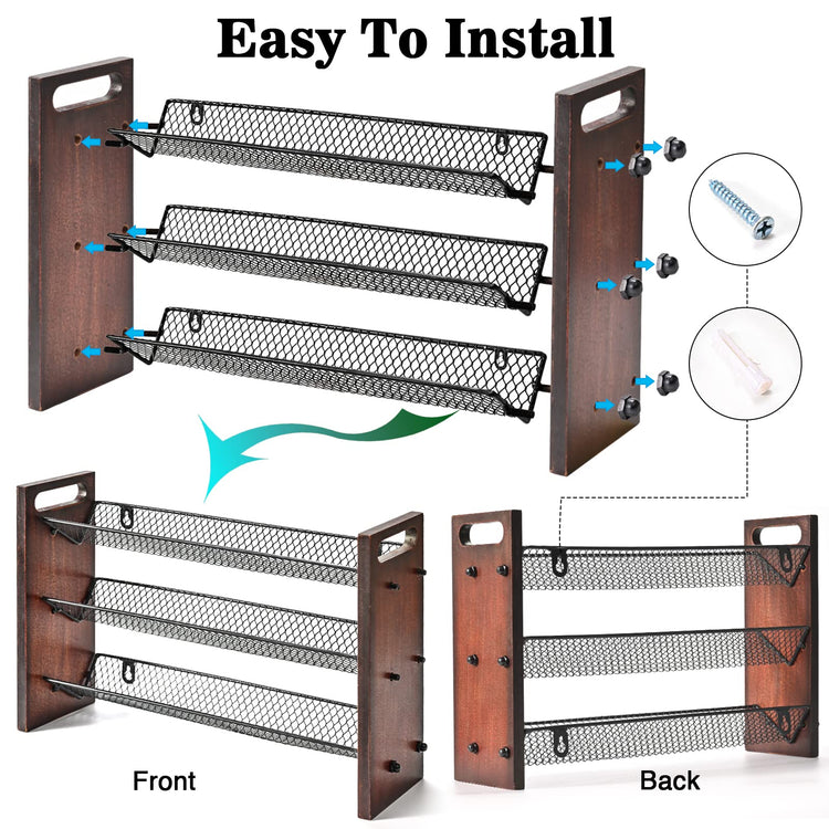 Spice Rack Spice Rack Organizer without Seasoning Jars
