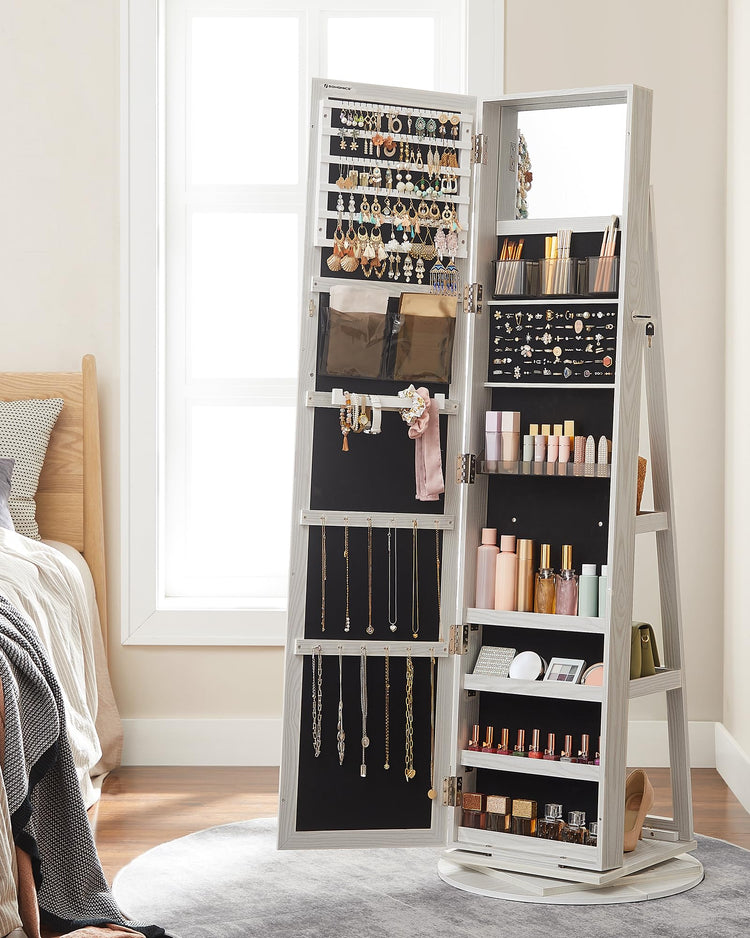 360° Swivel Jewelry Cabinet
