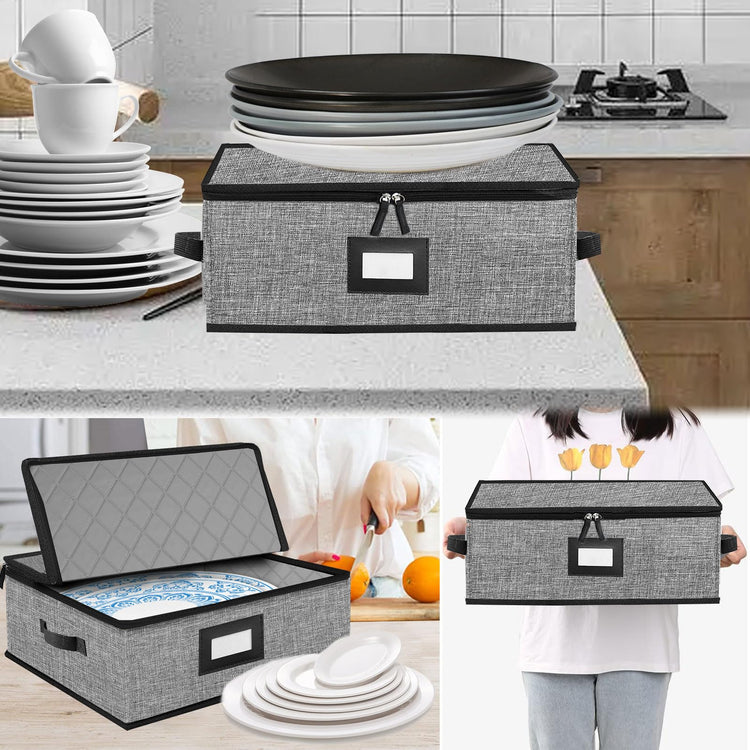 Quilted Platter Storage Case 2PACK (2 Count)