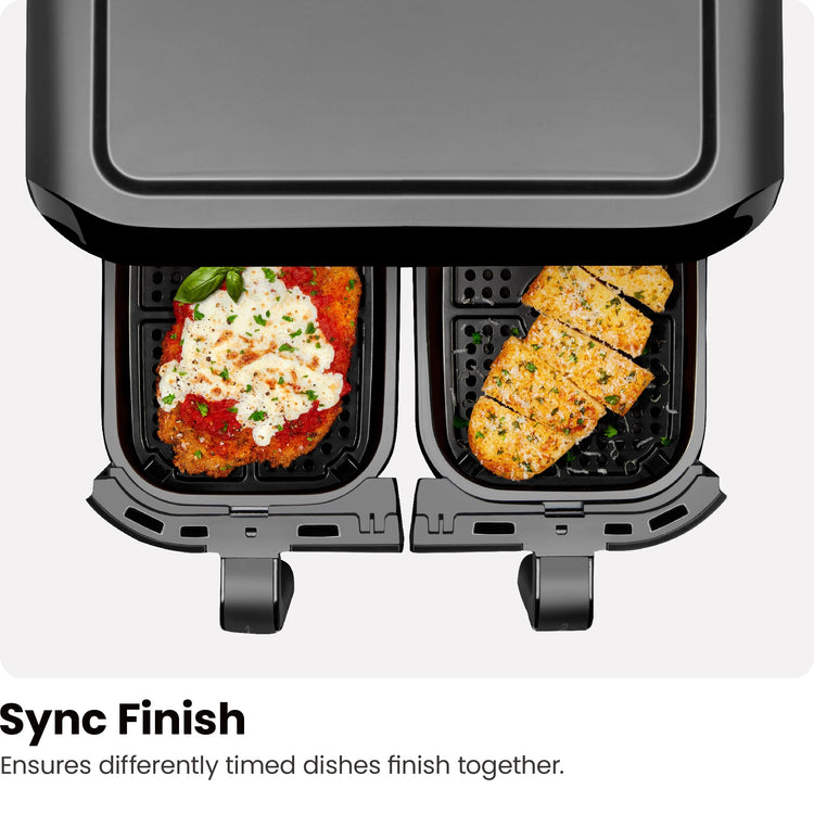 6 Quart Dual Basket Air Fryer (2 Count)