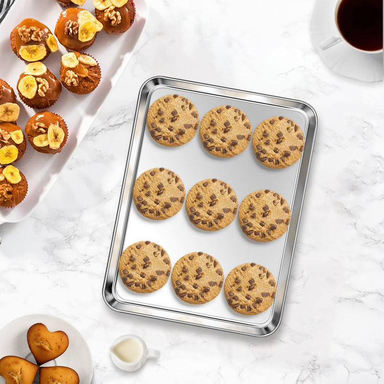 1 Pack Mini Stainless Steel Baking Sheet