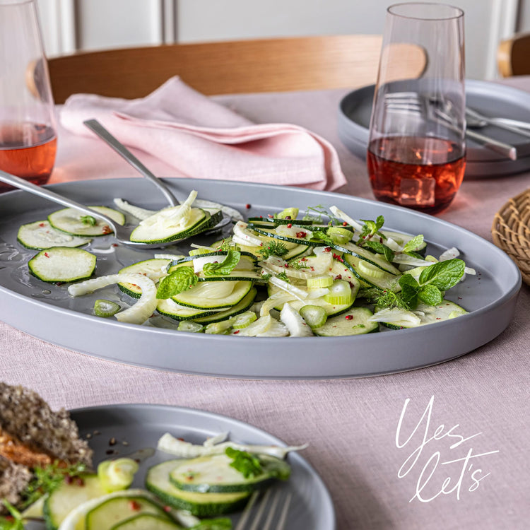 Over&Back Stackable Stoneware Serving Platter