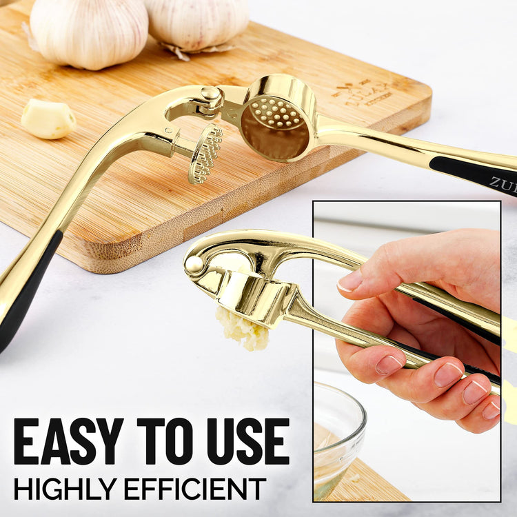 Premium Garlic Press with Soft