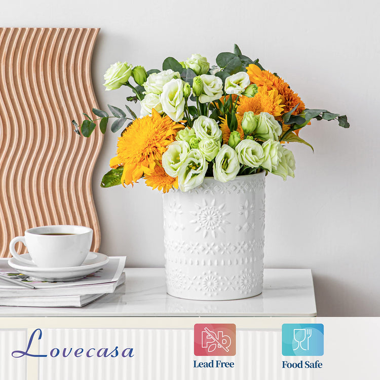 7.2" Ceramic Utensil Holder