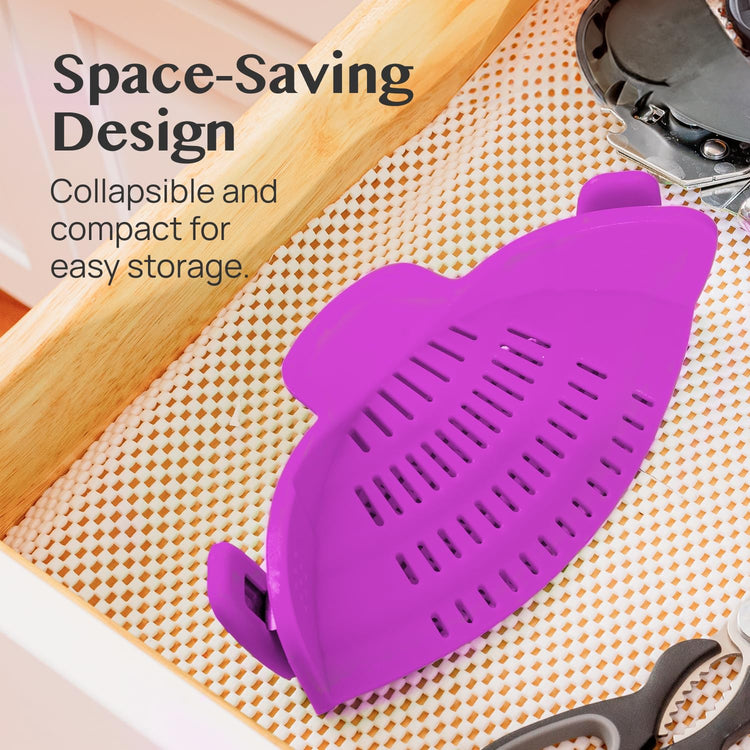 Snap N Strain Pot and Pasta Strainer