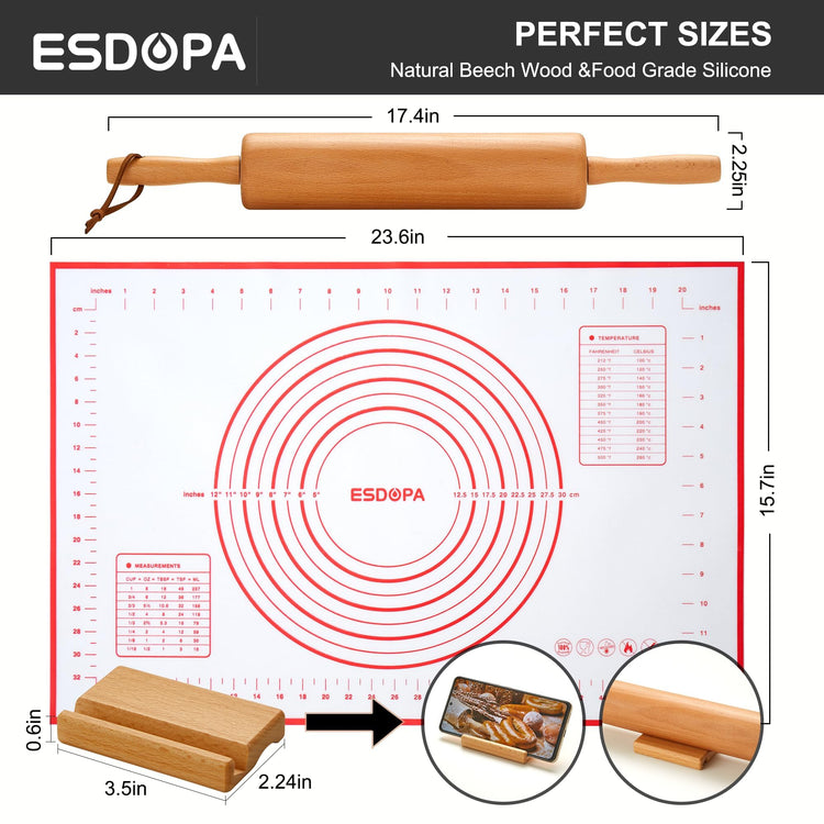 Classic Wood Rolling Pin