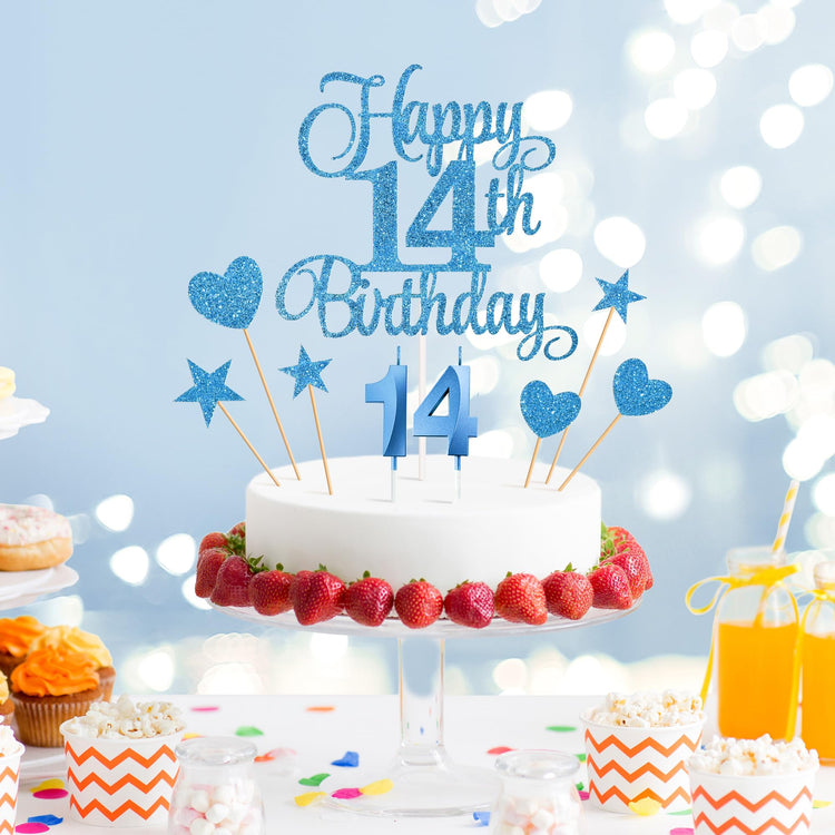 14th Birthday Cake Decorations