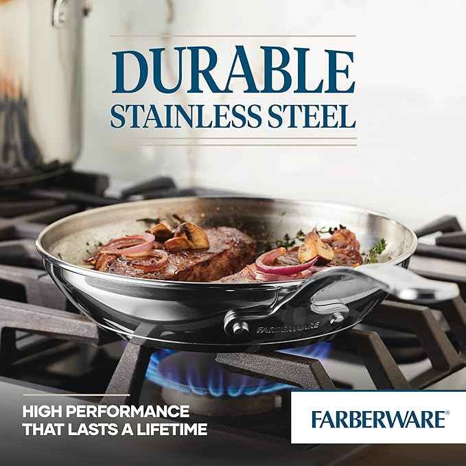 Farberware Millennium Stainless Steel 10-Piece Cookware Set