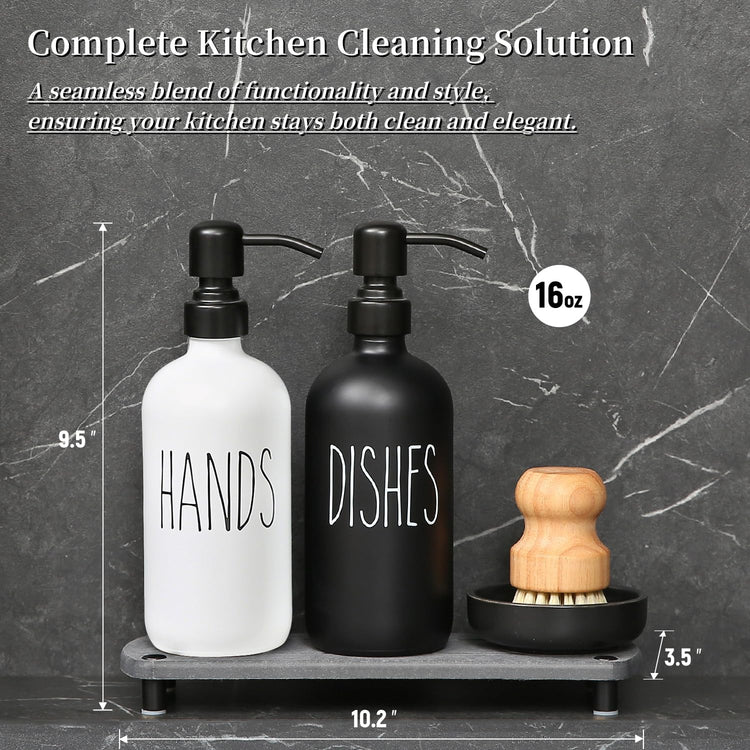 Soap Dispenser for Kitchen Sink Comes with Stainless Pumps