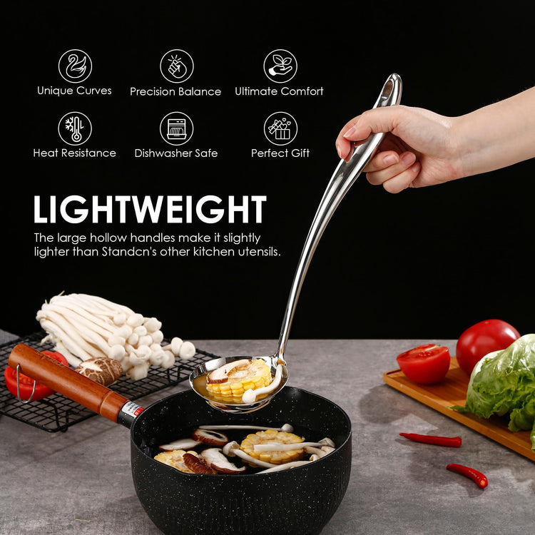 304 Stainless Steel Kitchen Utensil Set (9 Count)