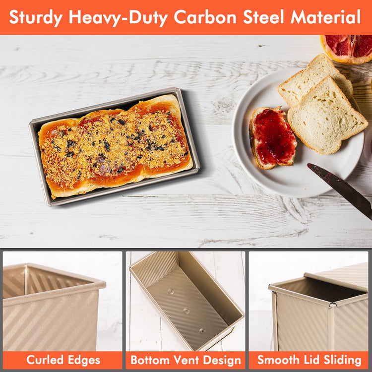 Pullman Loaf Pan With Lid