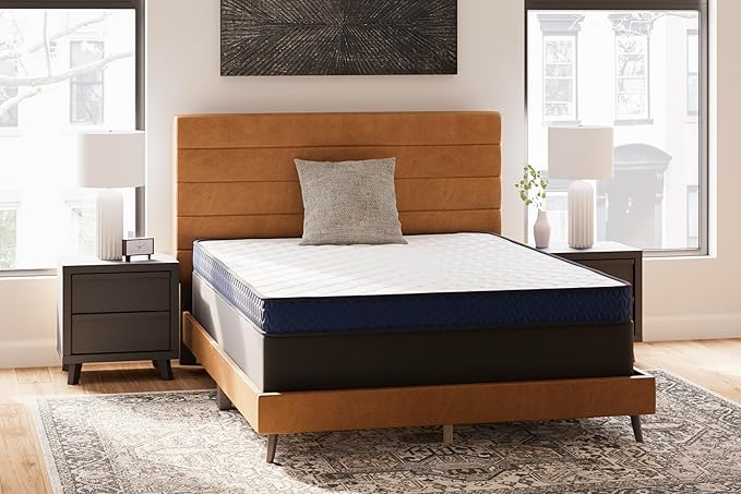 Signature Design by Ashley Twin Size Firm 6" Memory Foam Mattress, Super Soft Foam with Breathable Quilted Cover, Fiberglass Free, Mattress in A Box, Adjustable Base Compatible, Limited Warranty