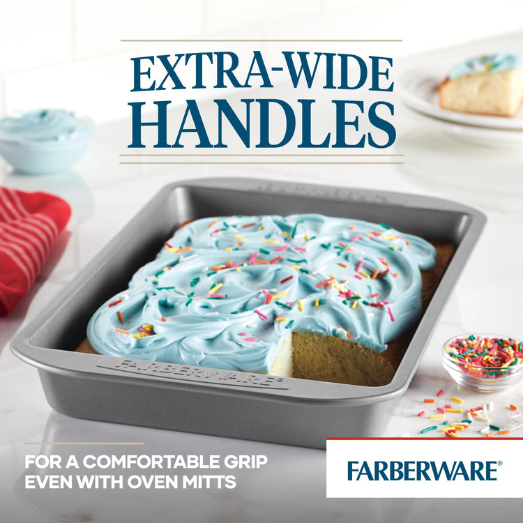 Nonstick Bakeware Rectangular Cake Pan with Lid