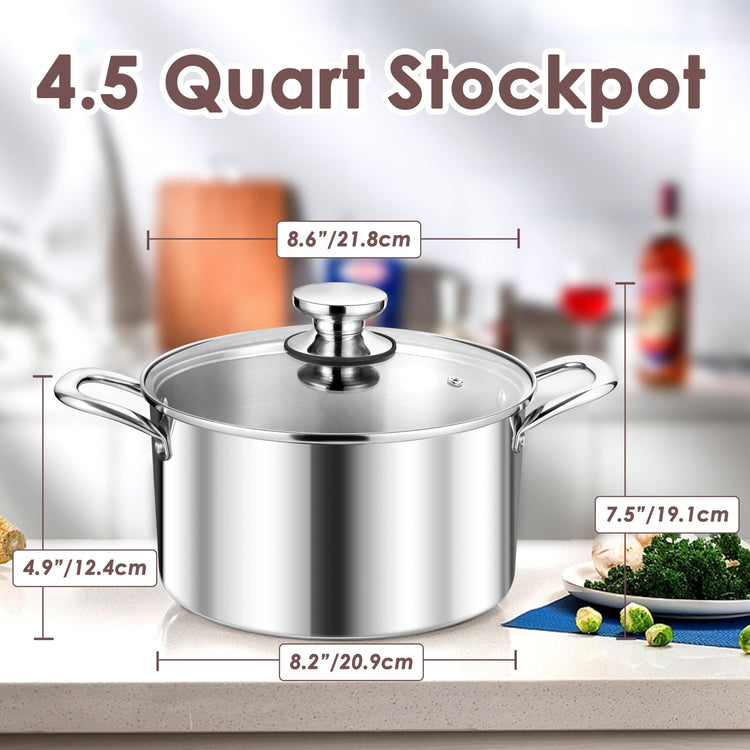 4.5 Quart Stock Pot