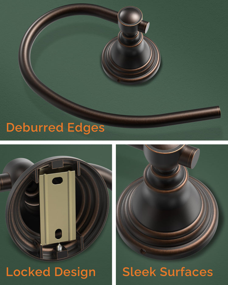 Towel Ring Wall Mount for Bathroom