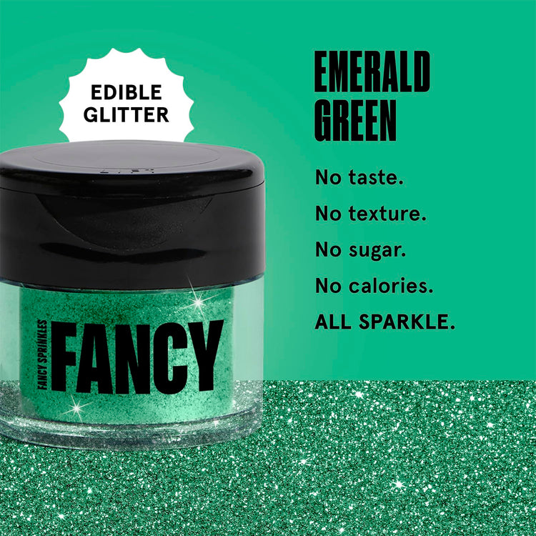 Emerald Green Edible Glitter Luster Dust 4gm