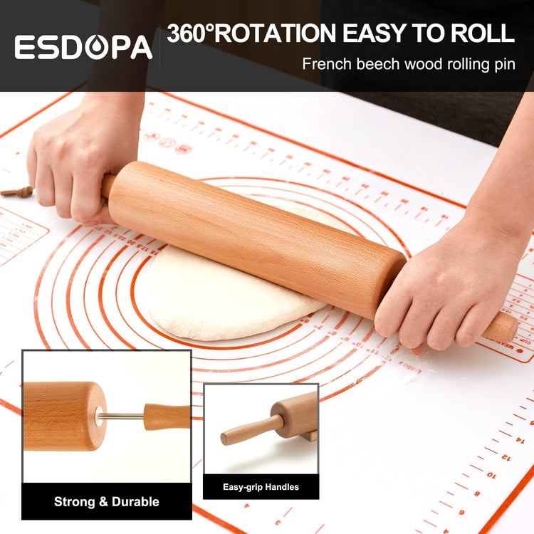 Classic Wood Rolling Pin