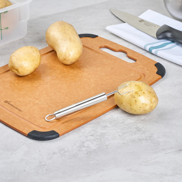 6 in Stainless Steel Potato Peeling Fork (24 Count)