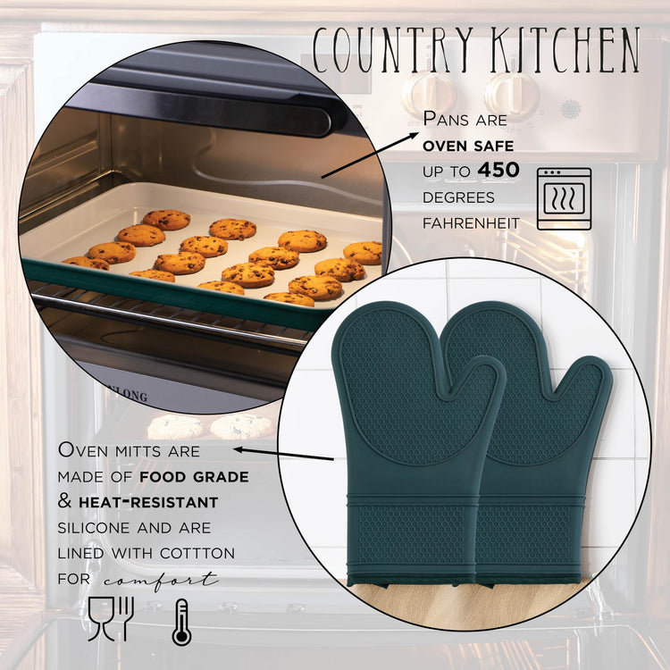 Nonstick Stackable Bakeware Set