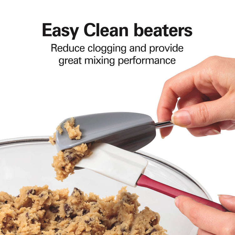 6 Speed Electric Hand Mixer With Easy Clean Beaters (7 Count)
