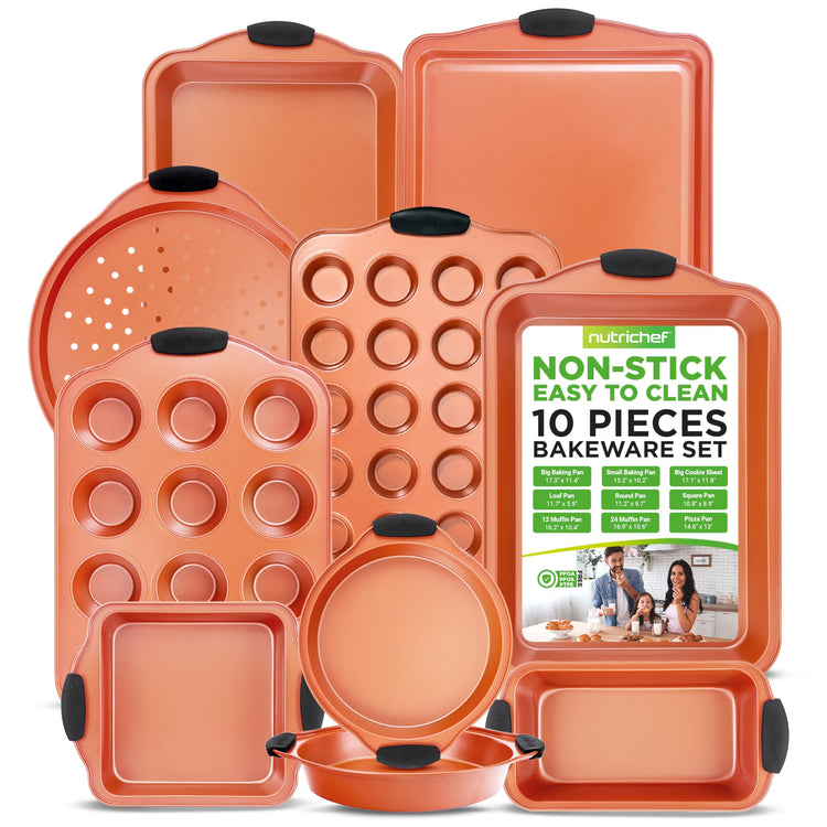 10 Piece Nonstick Baking Pan Set