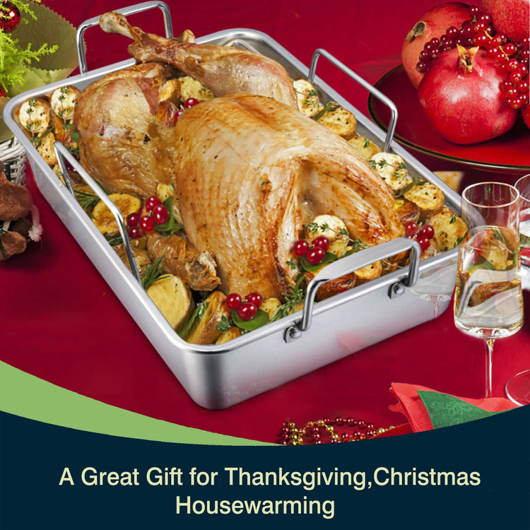 16" Roasting Pan with Racks