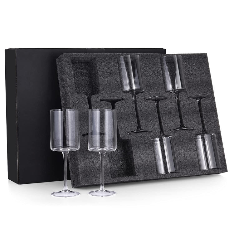 Square Wine Glasses Set of 6 (6 Count)