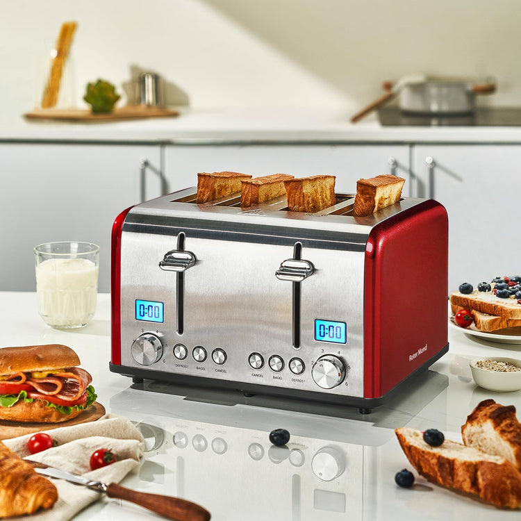 Countdown Stainless Steel 4 Slice Toaster with Bagel