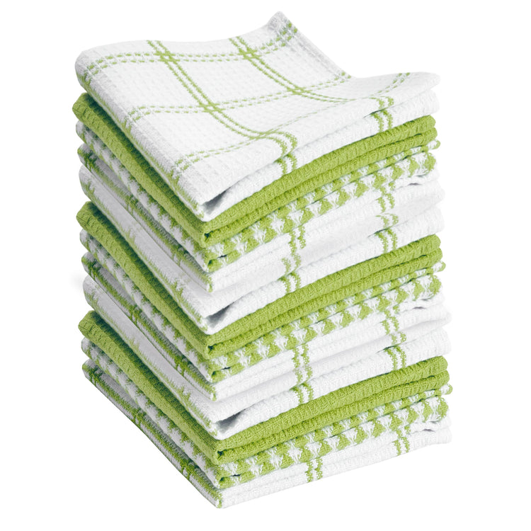 Premium Waffle Dish Cloths (12 Count)