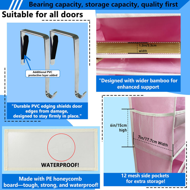 Over the Door Organizer Storage 6 Tier